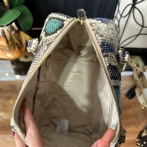 BRAHMIN Multi Caloosa Collection Stacey Top Zip Satchel Bag - Picture 5 of 9